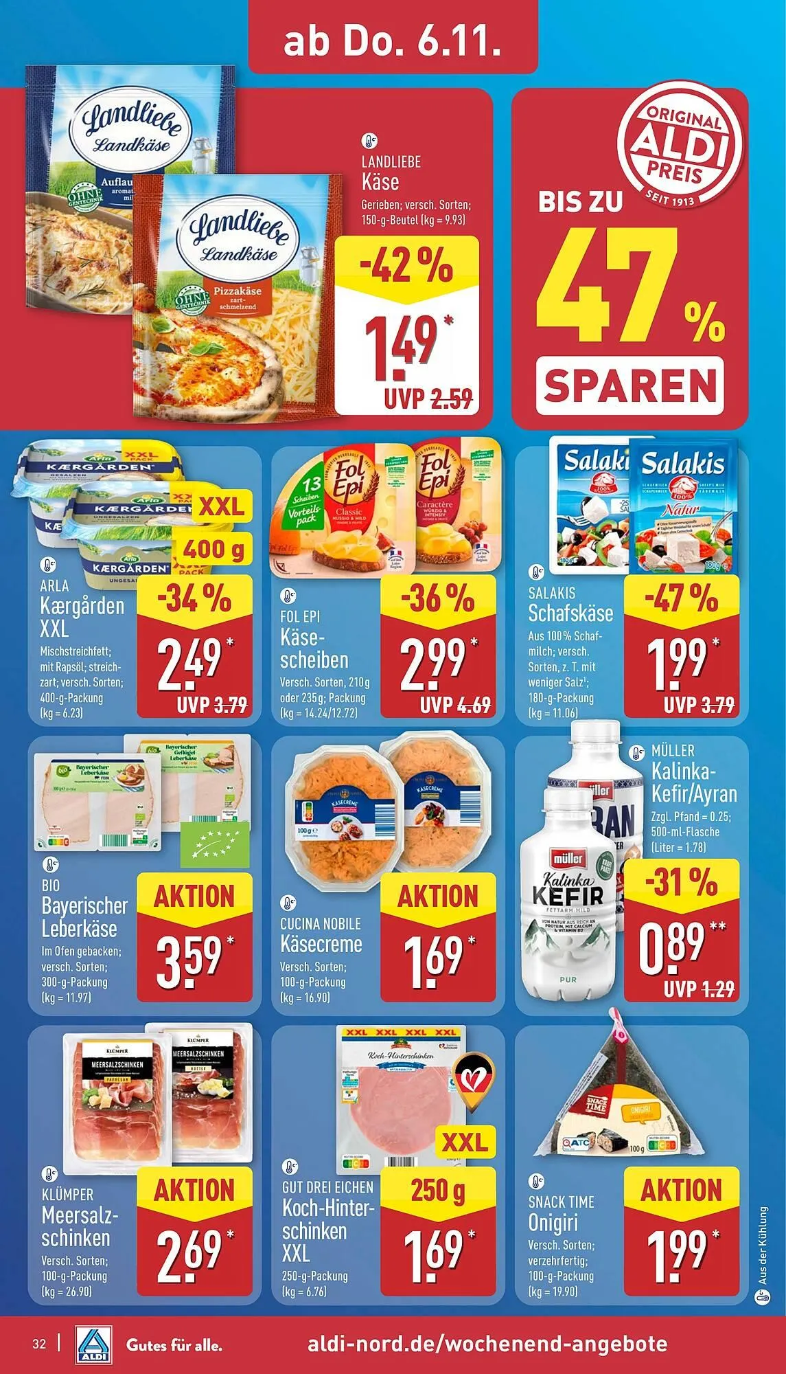 Aldi Nord Prospekt von 3. November bis 8. November 2025 - Prospekt seite 36