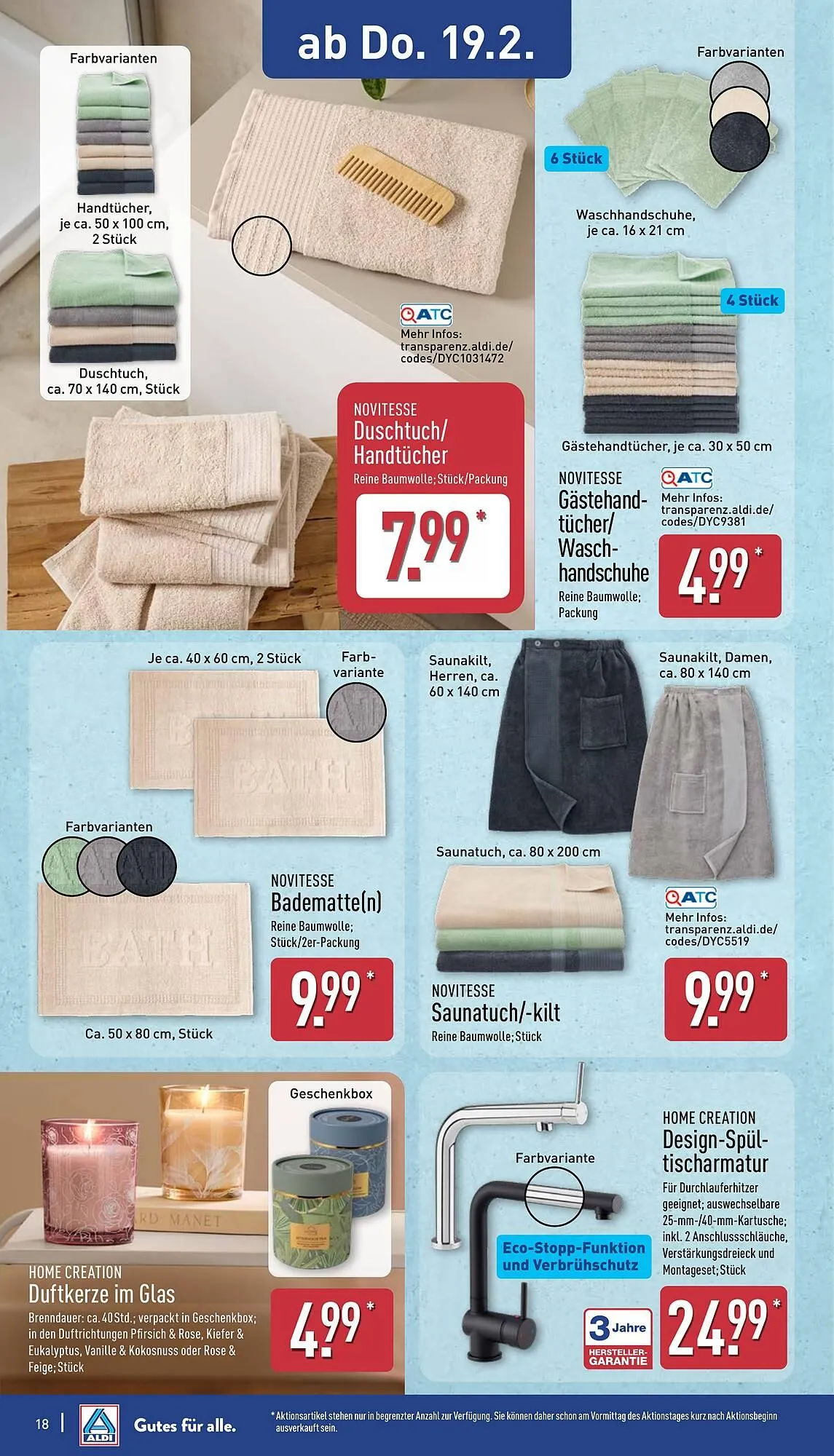 Aldi Nord Prospekt von 16. Februar bis 21. Februar 2026 - Prospekt seite 23