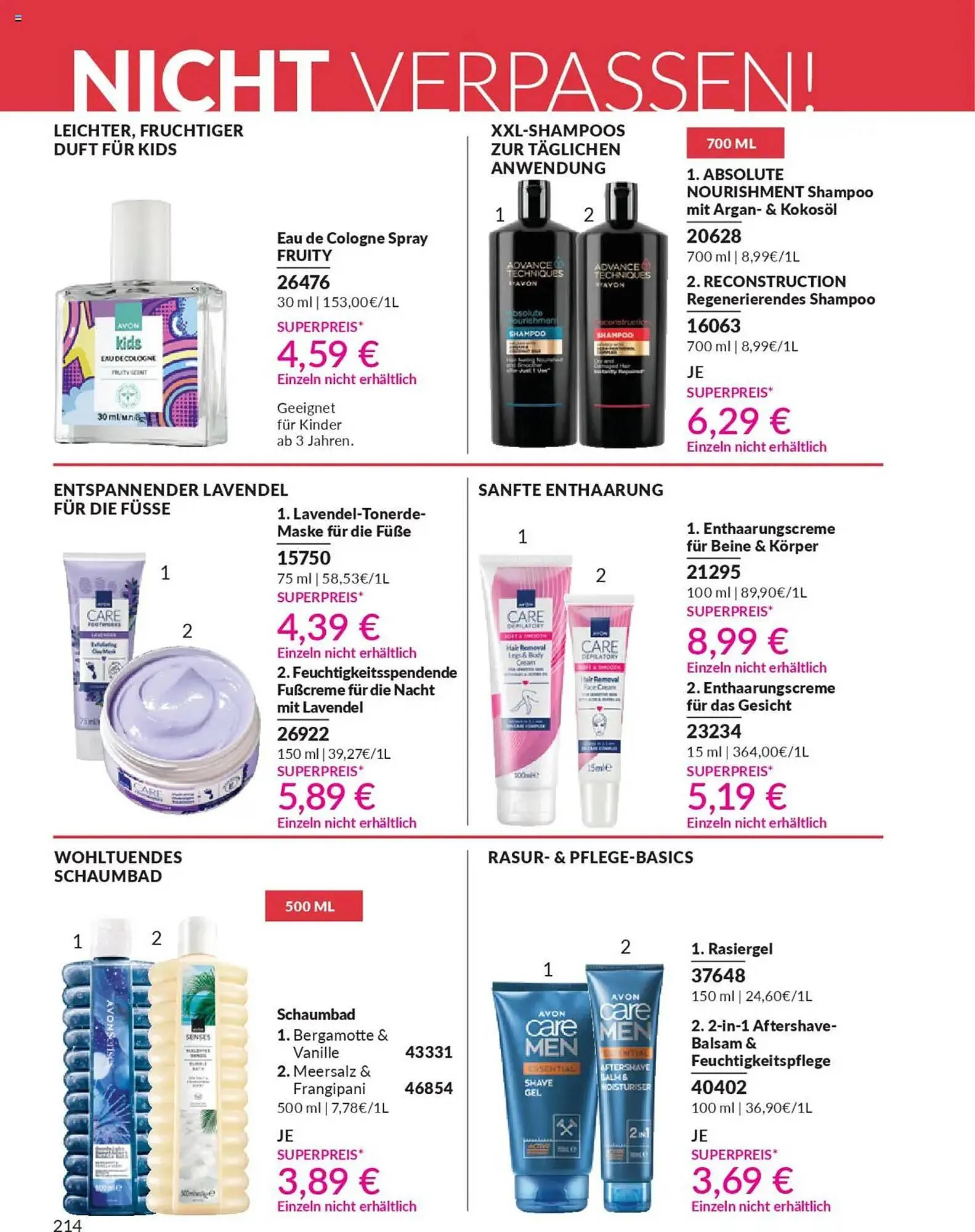 Avon Prospekt von 1. Oktober bis 31. Oktober 2025 - Prospekt seite 216