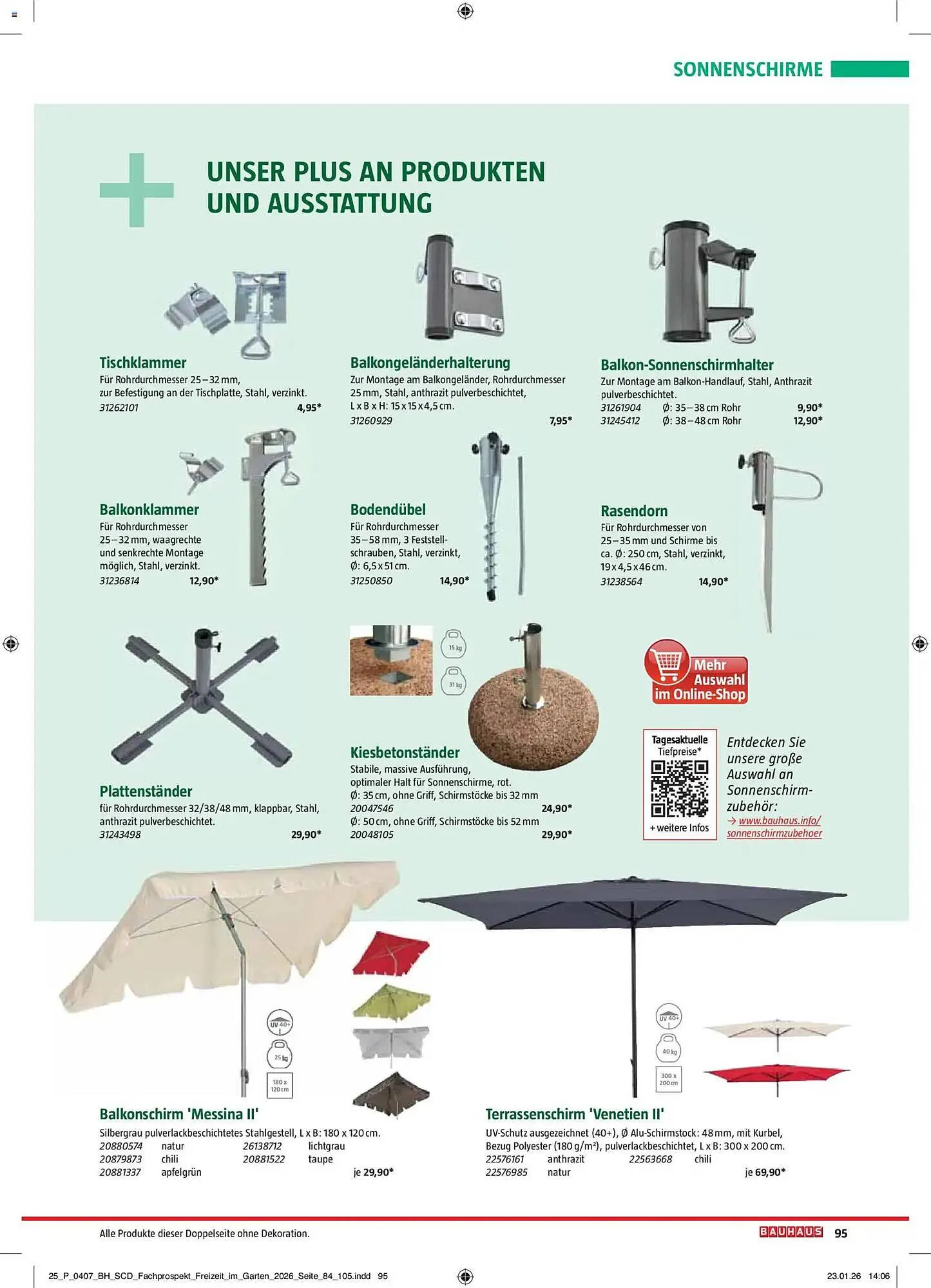 Bauhaus Prospekt von 2. März bis 30. Juni 2026 - Prospekt seite 95
