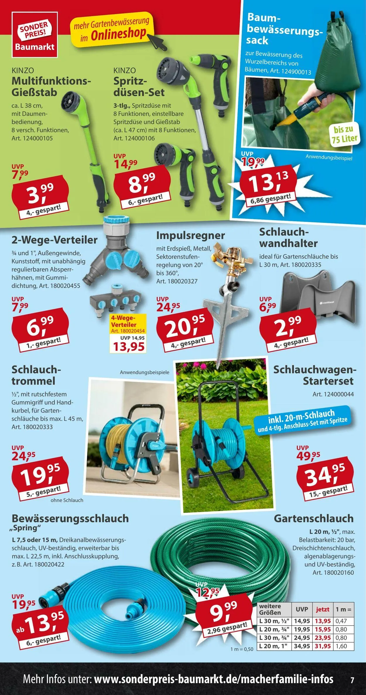 Sonderpreis Baumarkt Aktueller Prospekt von 19. Juli bis 2. August 2025 - Prospekt seite 7