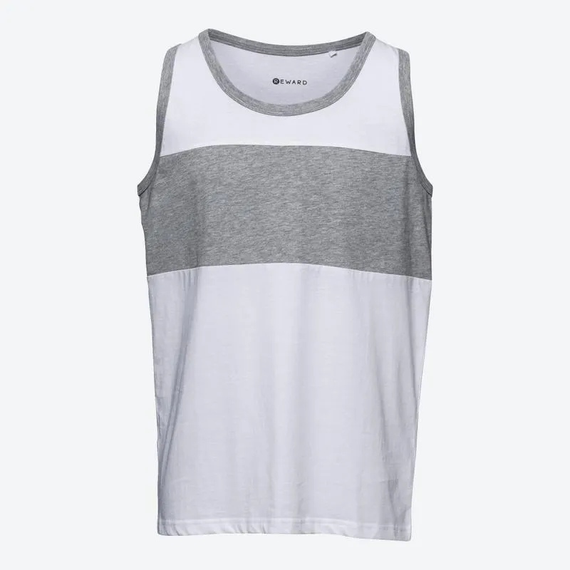 Herren-Muskelshirt mit Farbblock