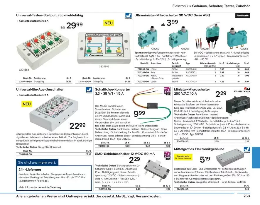 Modellbahn Katalog von 29. Oktober bis 31. Dezember 2025 - Prospekt seite 265