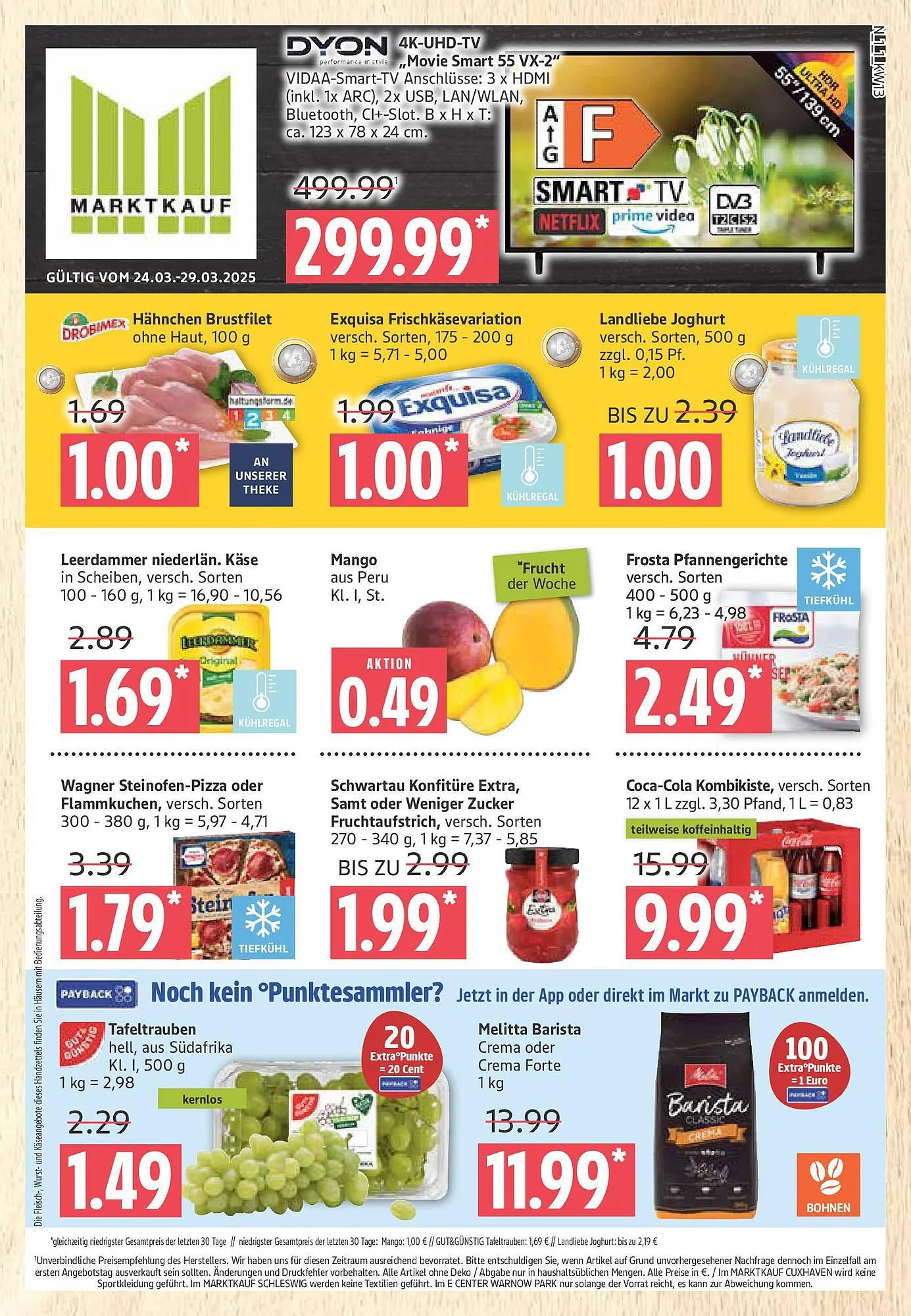 Marktkauf Prospekt von 23. März bis 29. März 2025 - Prospekt seite 1