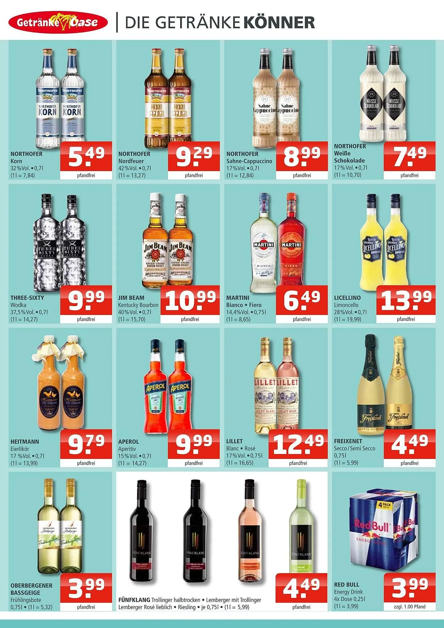 Getränke Oase Prospekt von 7. April bis 12. April 2025 - Prospekt seite 2