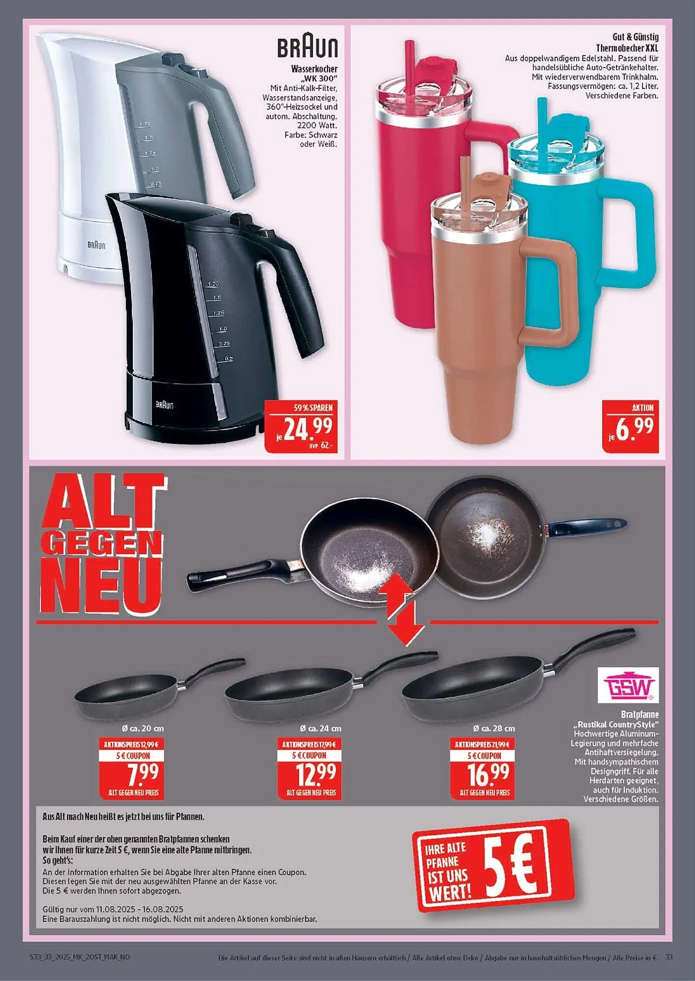 Marktkauf Prospekt von 11. August bis 16. August 2025 - Prospekt seite 33