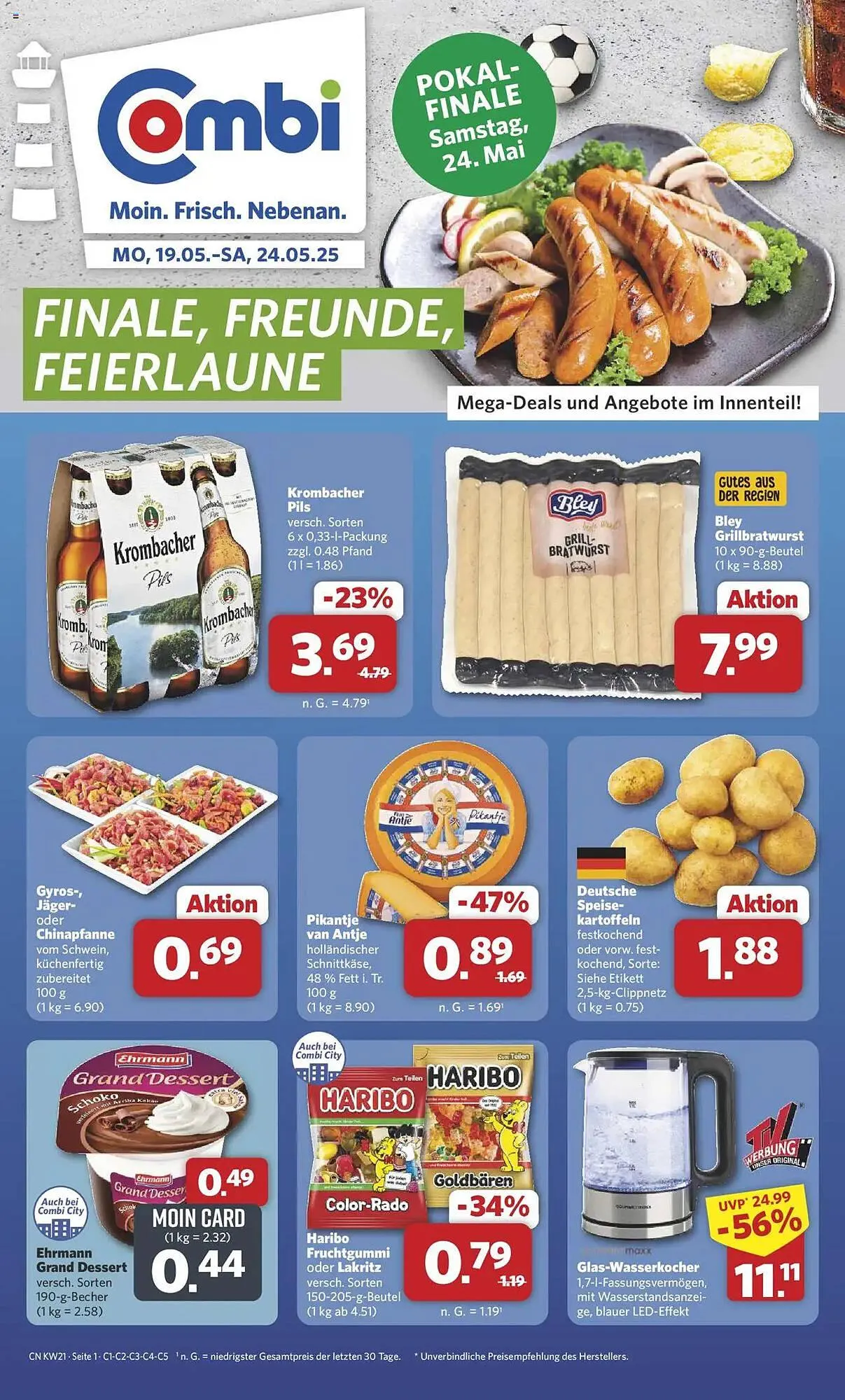 Combi Prospekt von 19. Mai bis 24. Mai 2025 - Prospekt seite 1