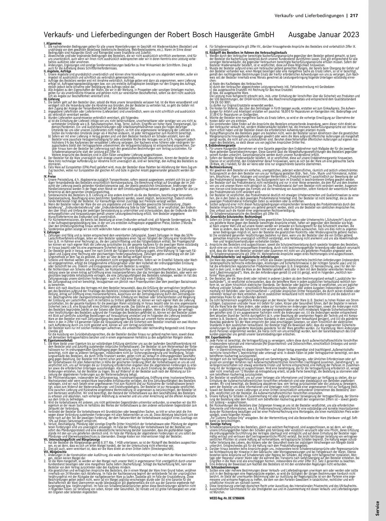 Bosch Prospekt von 29. Oktober bis 31. Dezember 2025 - Prospekt seite 217