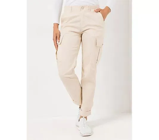 DINE 'N' DANCE Hose knöchellang Cargo-Taschen konische Form