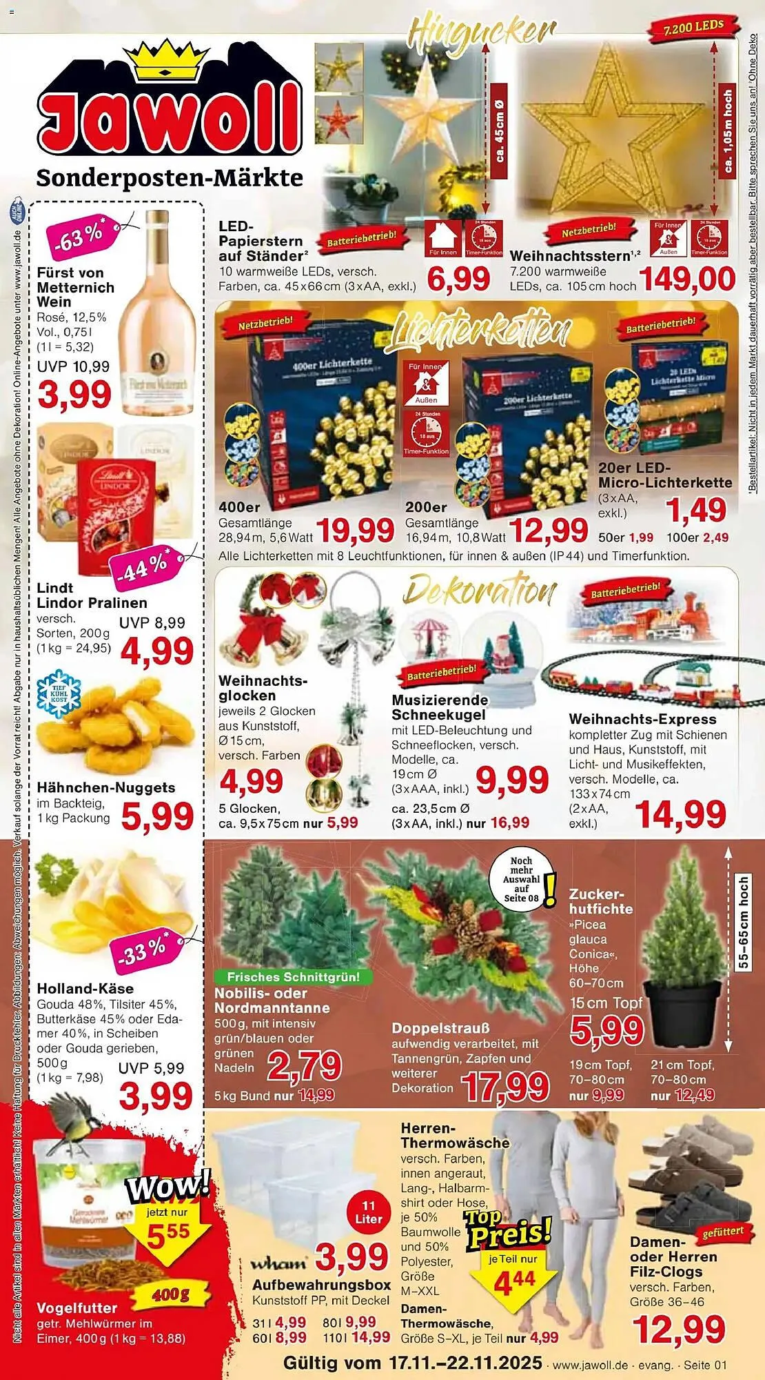 Jawoll Prospekt von 17. November bis 22. November 2025 - Prospekt seite 1