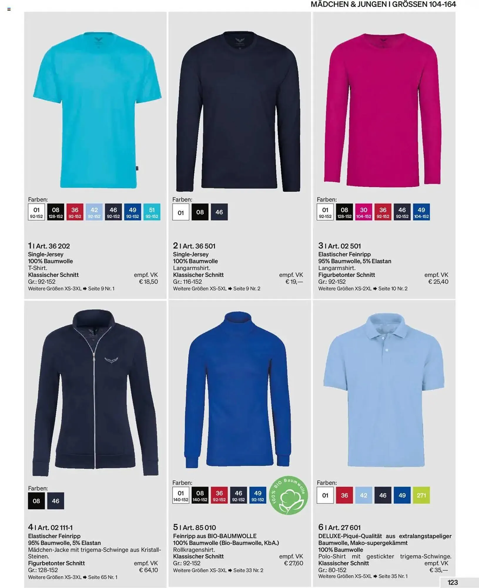 Trigema Prospekt von 17. Februar bis 17. August 2025 - Prospekt seite 123