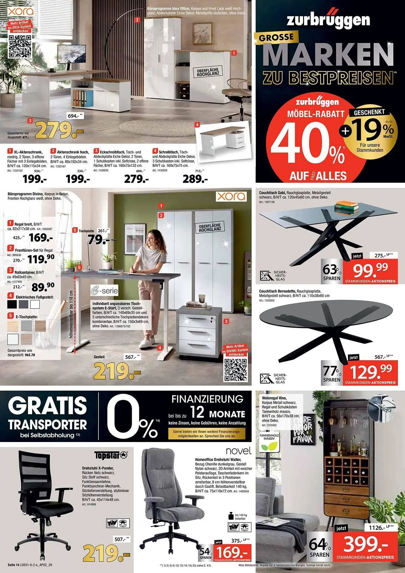 Zurbrüggen Prospekt von 20. Januar bis 26. Januar 2026 - Prospekt seite 14