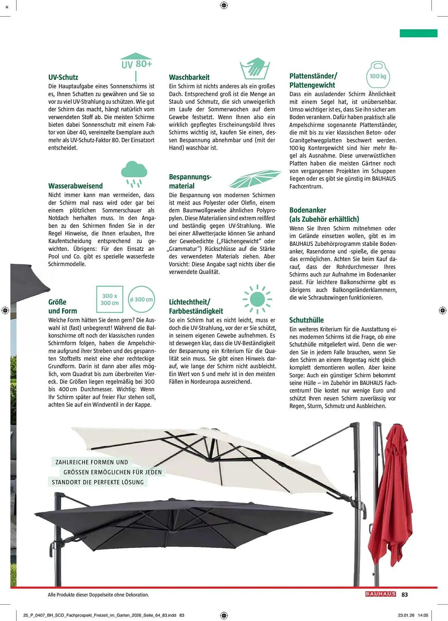 Bauhaus Prospekt von 2. März bis 30. Juni 2026 - Prospekt seite 83