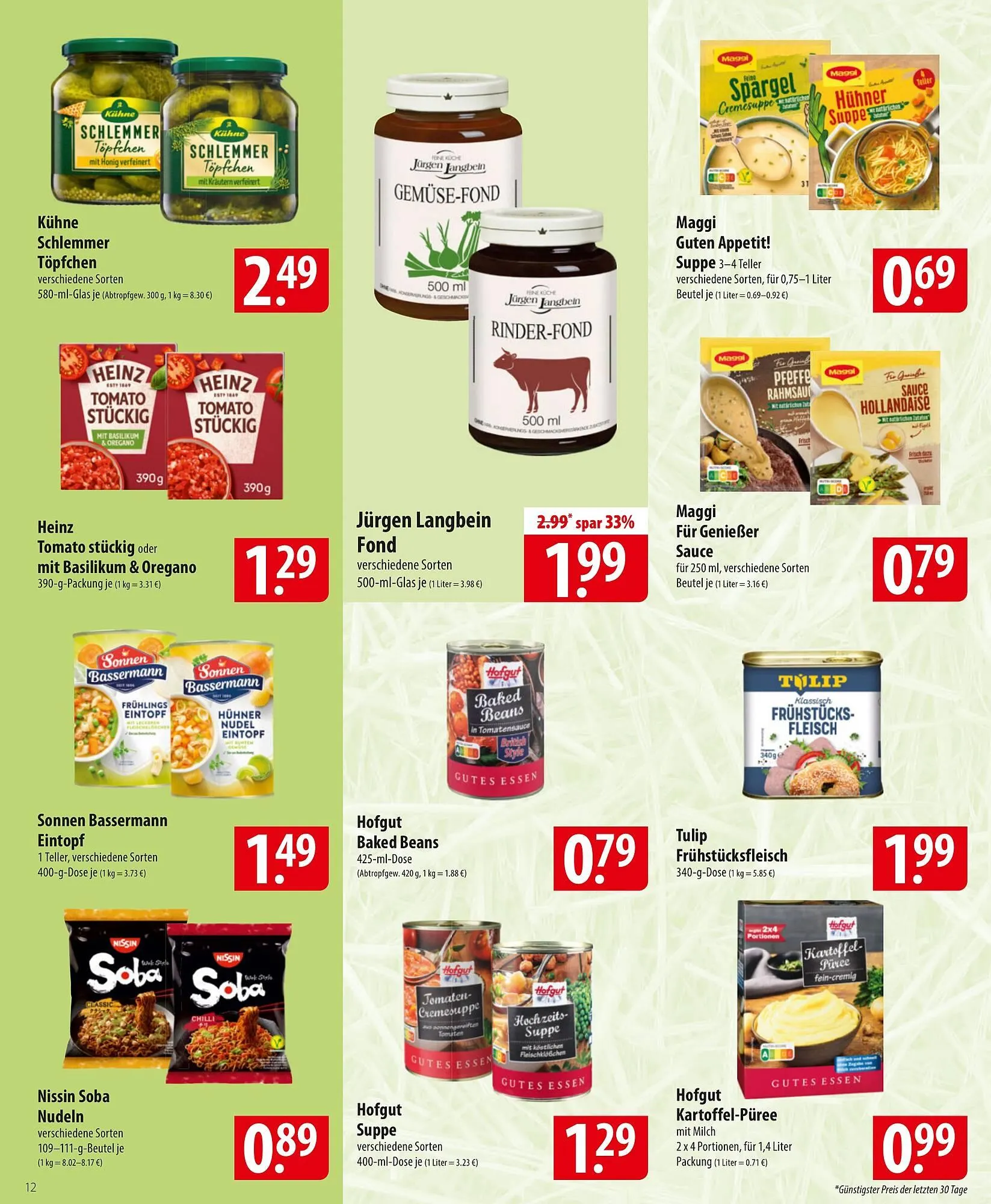 Famila Nord Ost Prospekt von 17. März bis 29. März 2025 - Prospekt seite 12