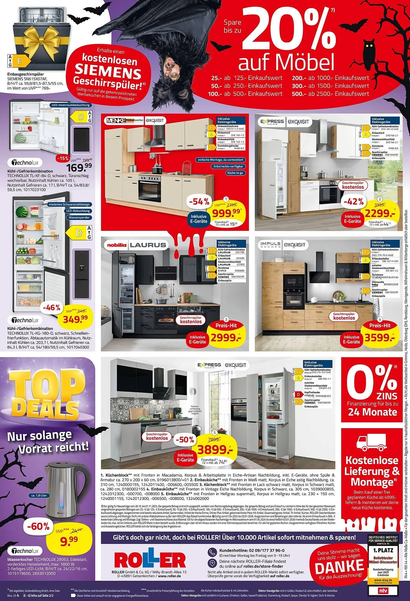 ROLLER Prospekt von 26. Oktober bis 1. November 2025 - Prospekt seite 9