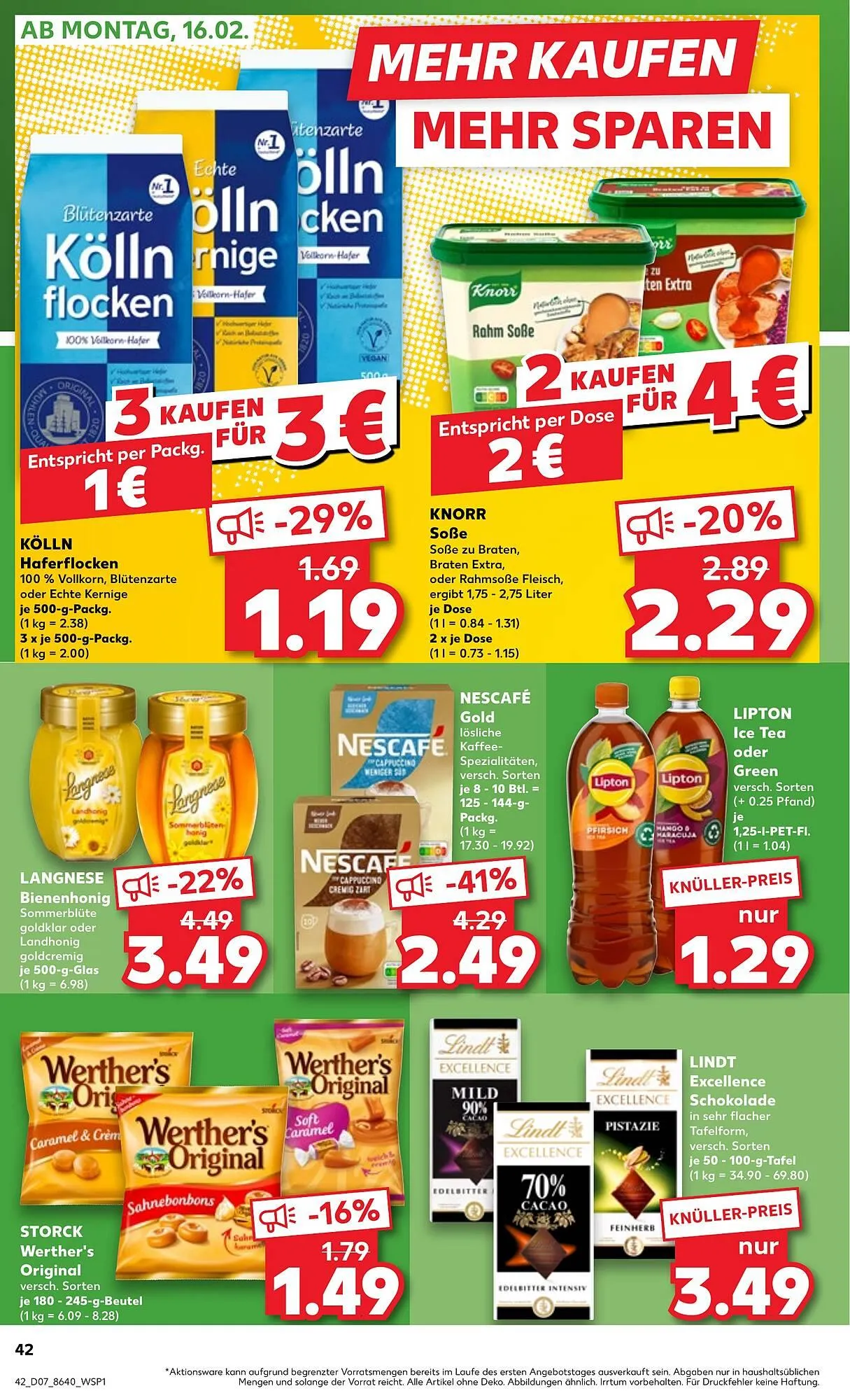 Kaufland Prospekt von 12. Februar bis 18. Februar 2026 - Prospekt seite 42