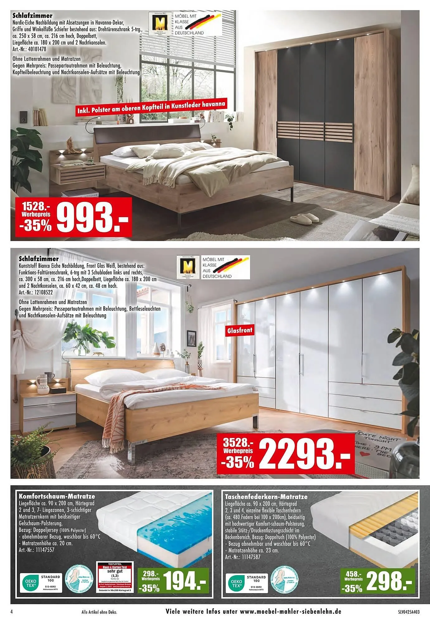 Möbel Mahler Prospekt von 2. April bis 15. April 2025 - Prospekt seite 4