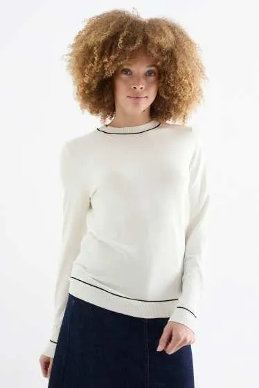 Fine knit jumper