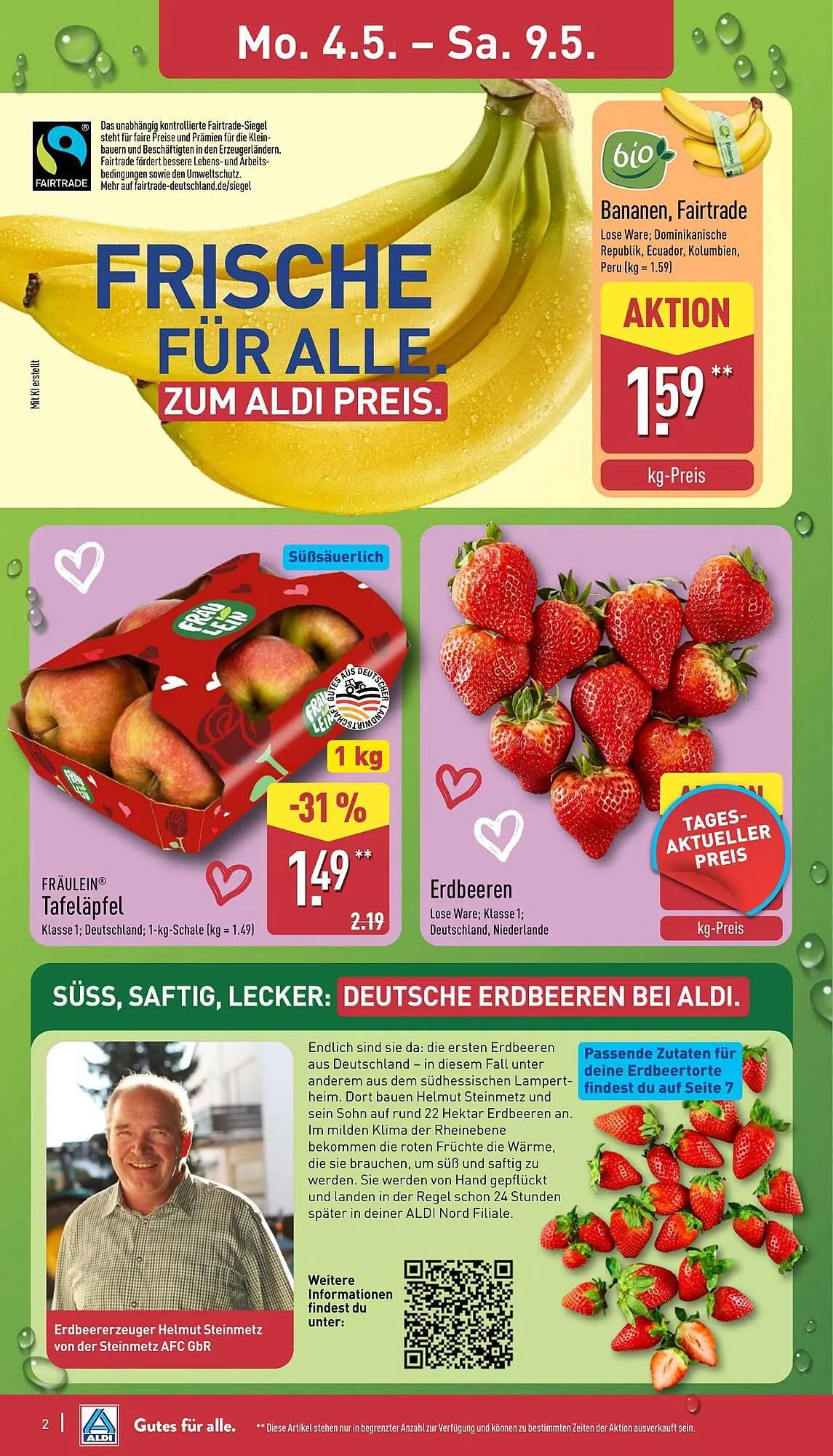 Aldi Nord Prospekt von 4. Mai bis 9. Mai 2026 - Prospekt seite 2