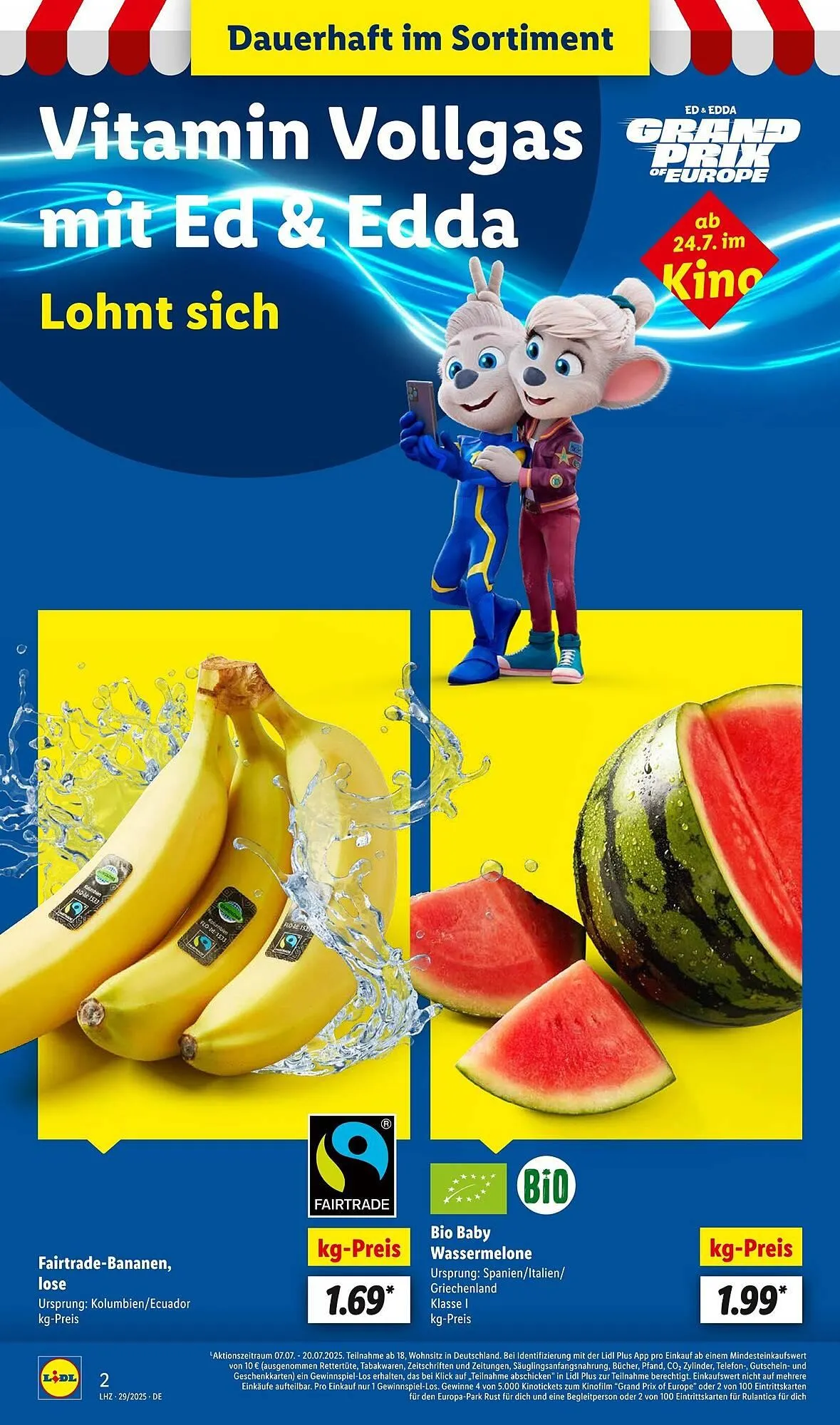 Lidl Prospekt von 14. Juli bis 19. Juli 2025 - Prospekt seite 2