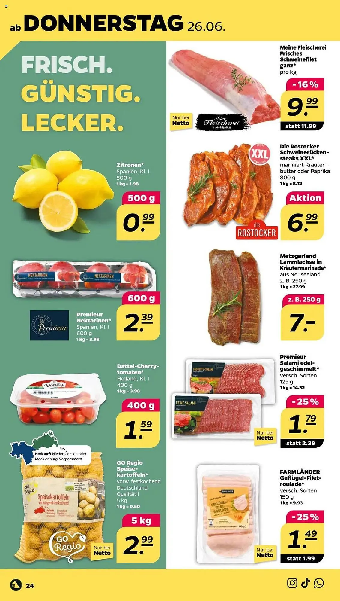 NETTO Prospekt von 23. Juni bis 28. Juni 2025 - Prospekt seite 28
