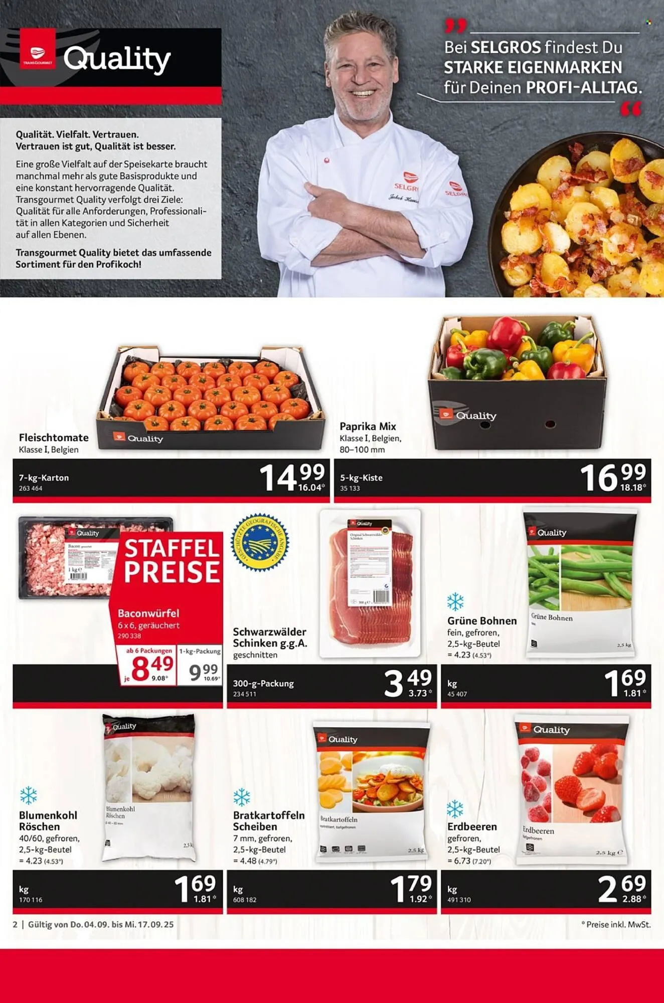 Selgros Prospekt von 4. September bis 17. September 2025 - Prospekt seite 2