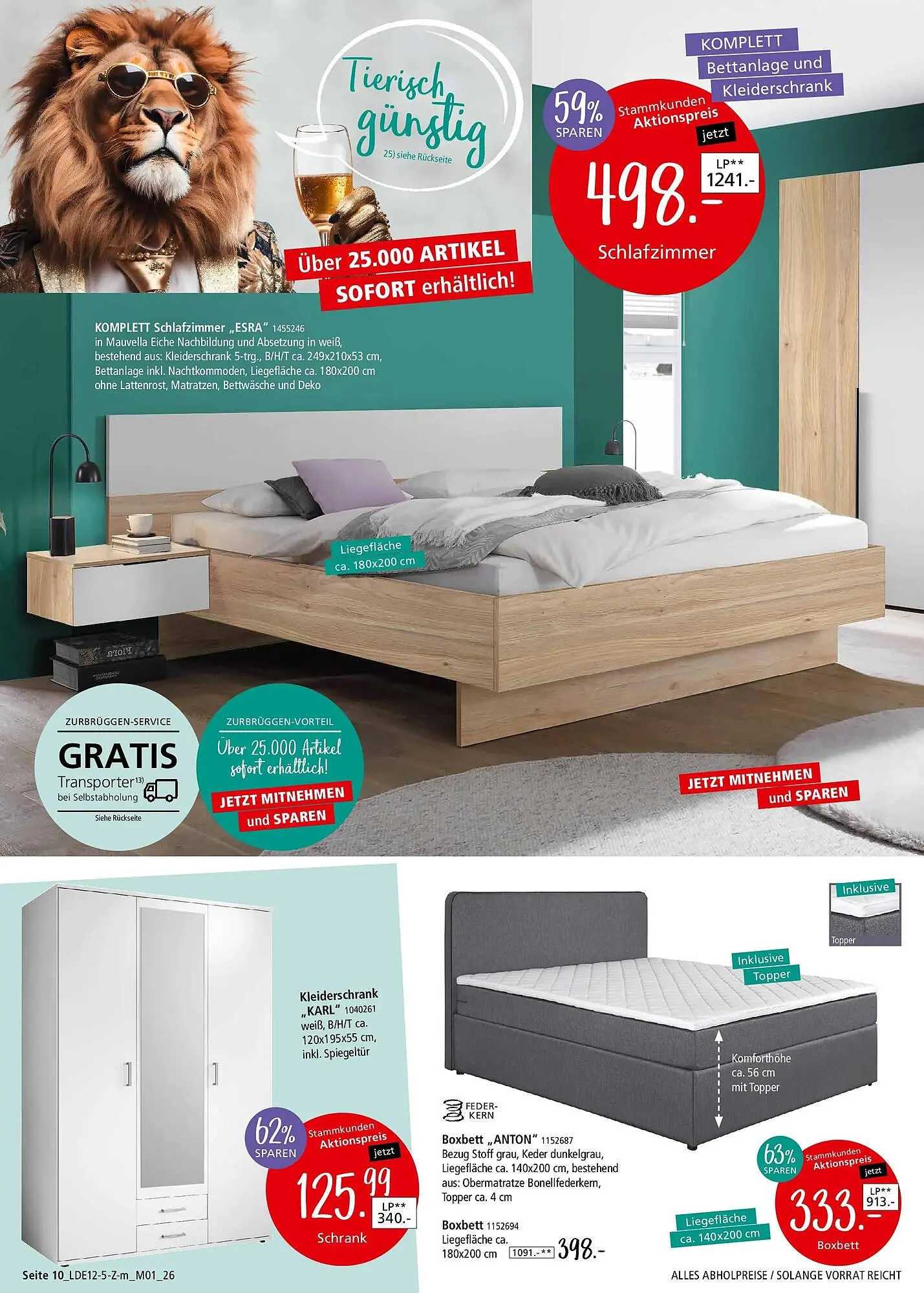 Zurbrüggen Prospekt von 12. Dezember bis 10. Januar 2026 - Prospekt seite 12