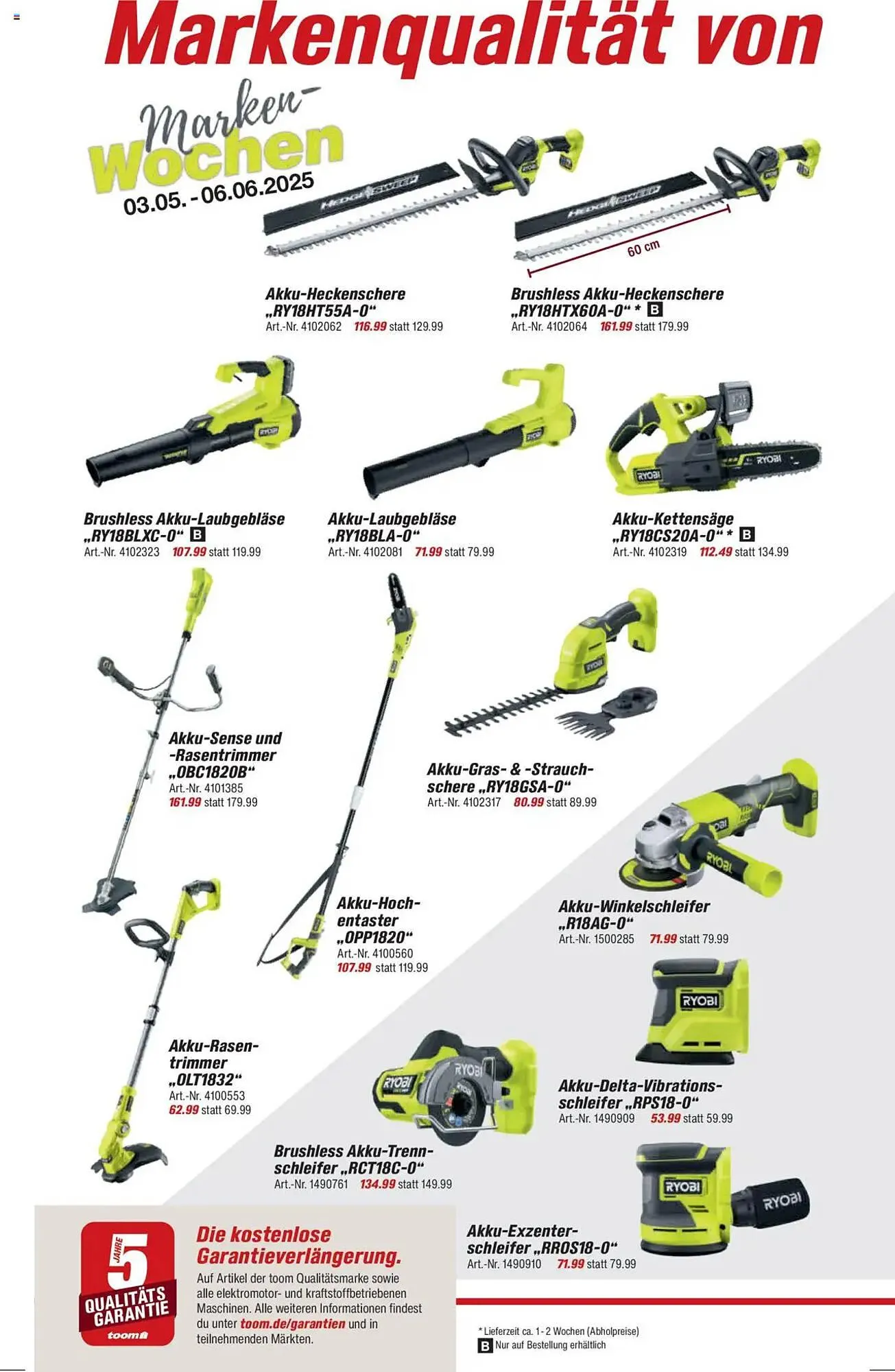 toom Baumarkt Prospekt von 3. Mai bis 9. Mai 2025 - Prospekt seite 10