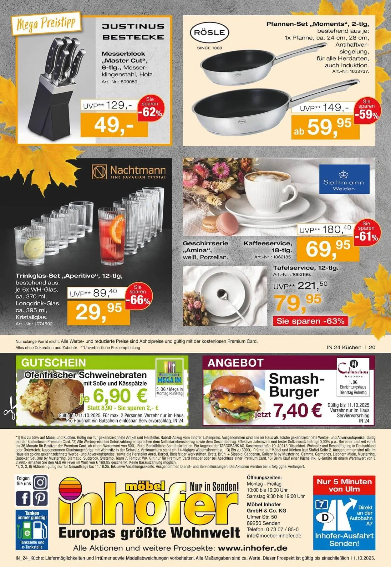 Möbel Inhofer Aktueller Prospekt von 1. Dezember bis 15. Dezember 2025 - Prospekt seite 20