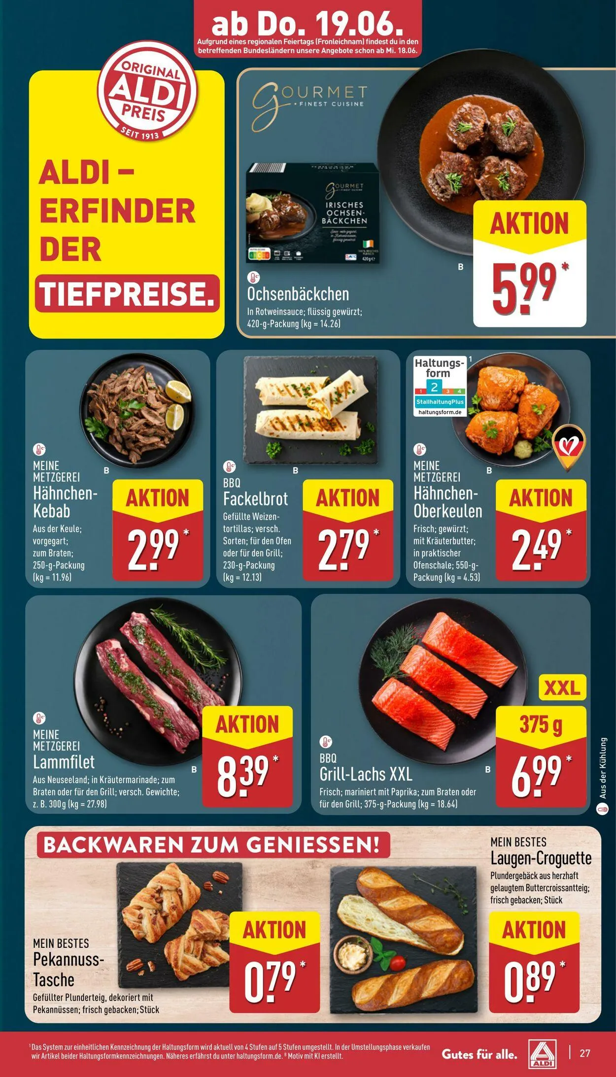 Aldi-Nord von 16. Juni bis 21. Juni 2025 - Prospekt seite 27