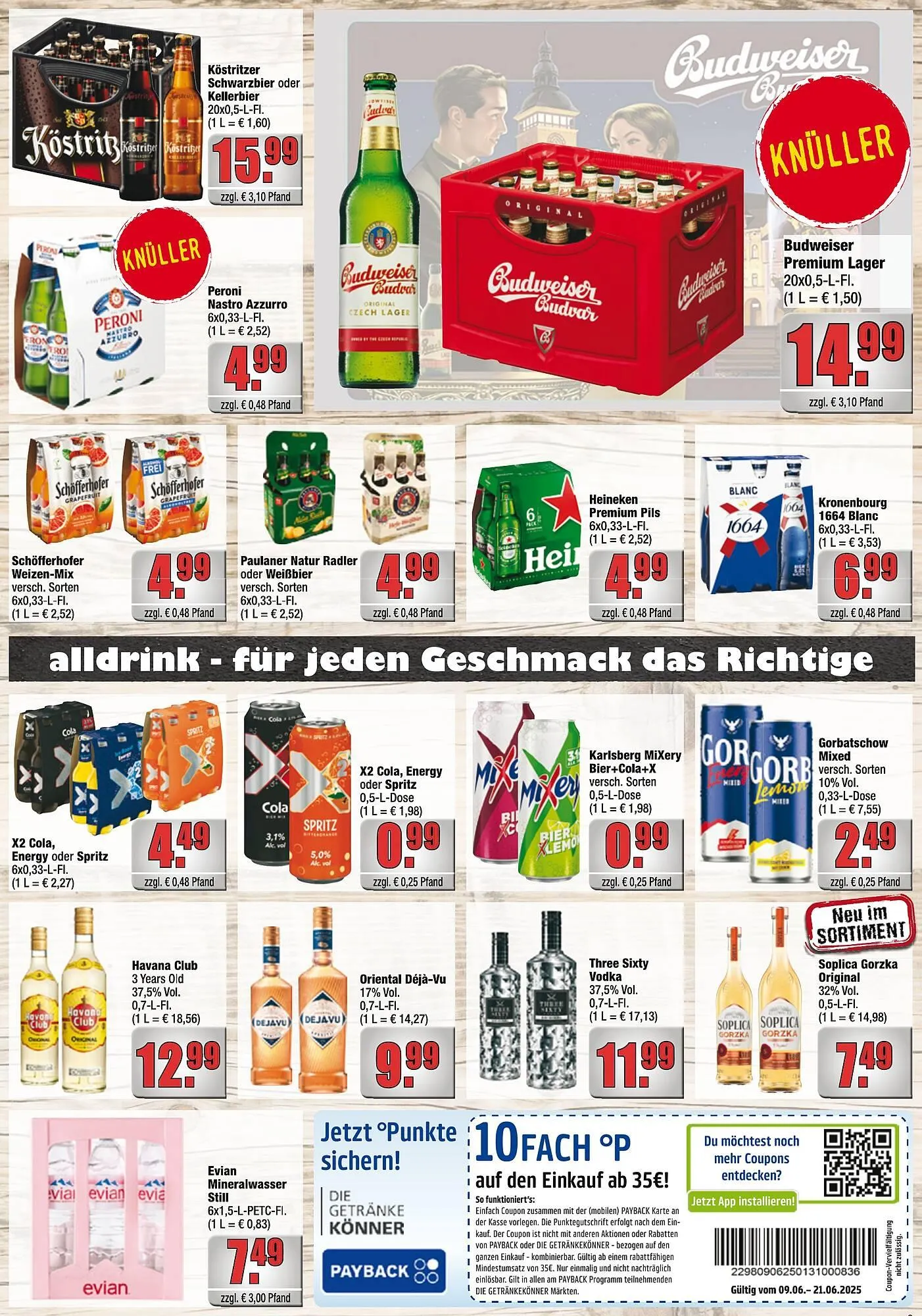 alldrink Prospekt von 8. Juni bis 21. Juni 2025 - Prospekt seite 3