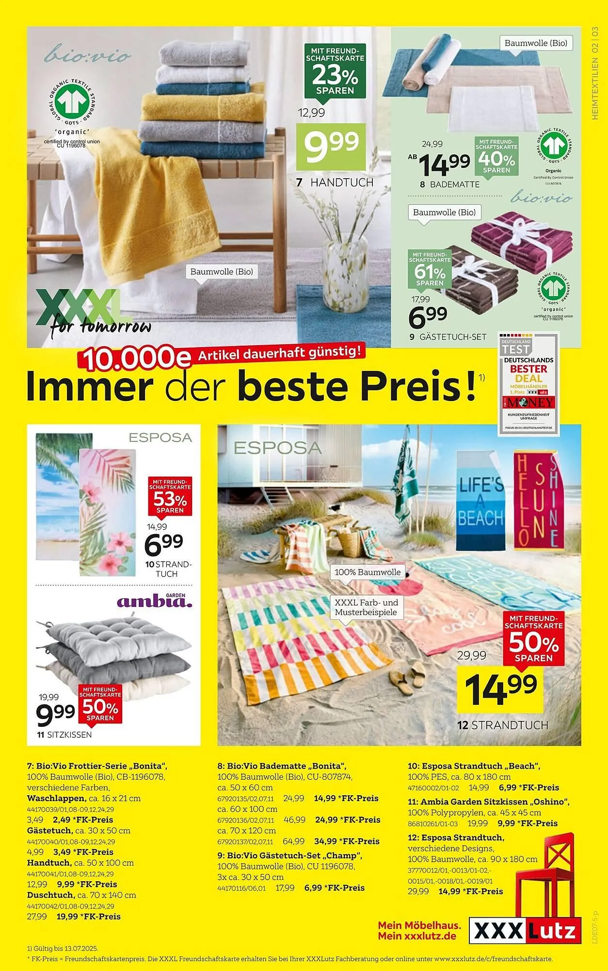 XXXLutz Prospekt von 30. Juni bis 13. Juli 2025 - Prospekt seite 3