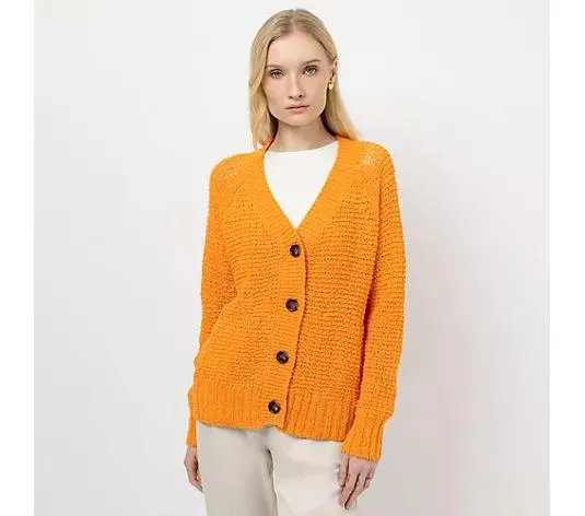 Wählen Sie Ihre Variante: STEFFEN SCHRAUT Cardigan V-Ausschnitt Eingrifftaschen figurumspielend