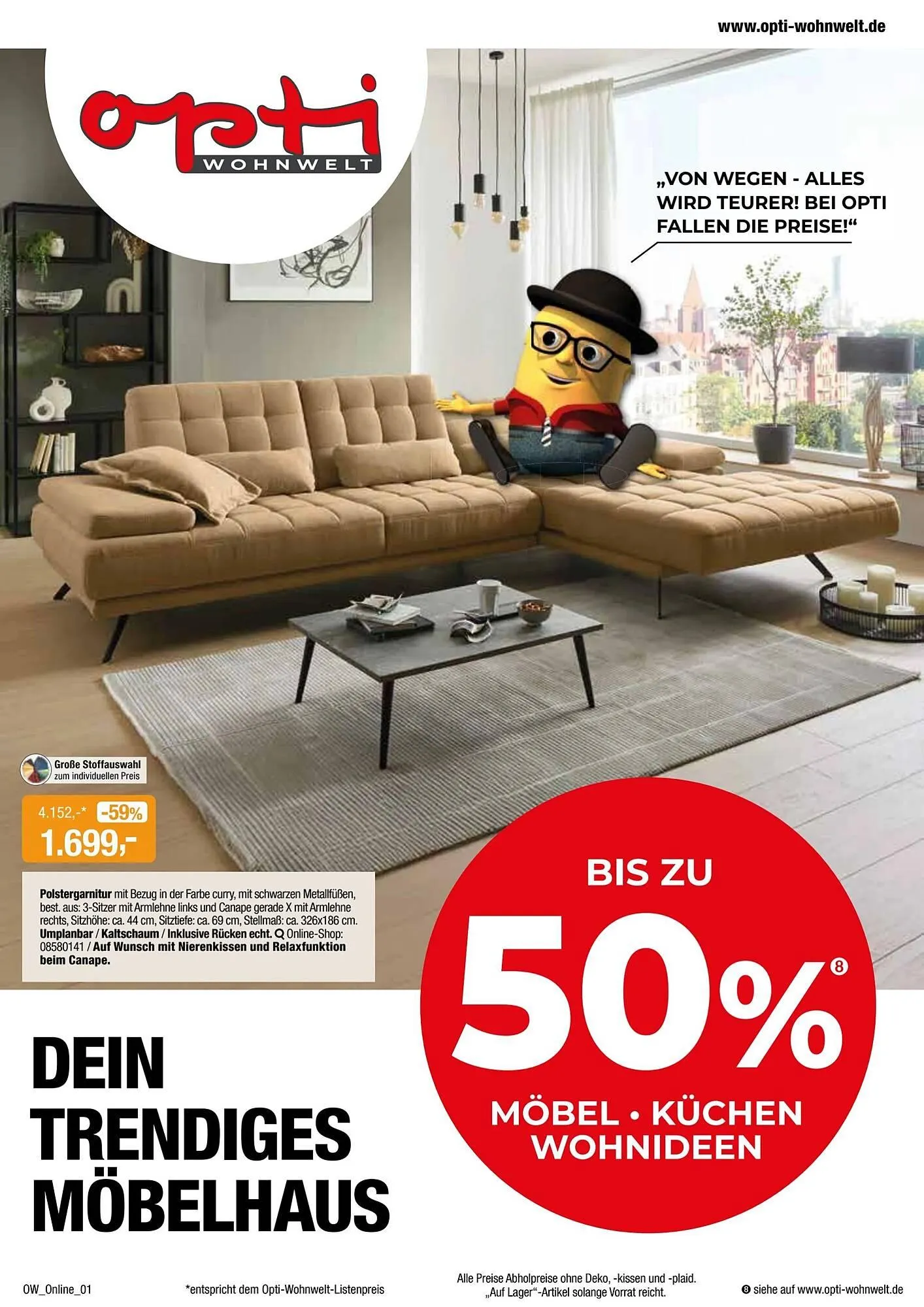 Opti Wohnwelt Prospekt - 1