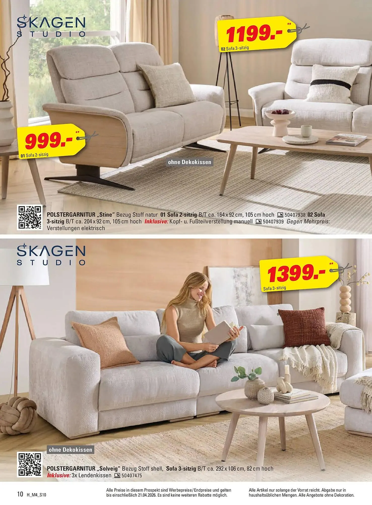 Höffner Prospekt von 31. März bis 21. April 2026 - Prospekt seite 10