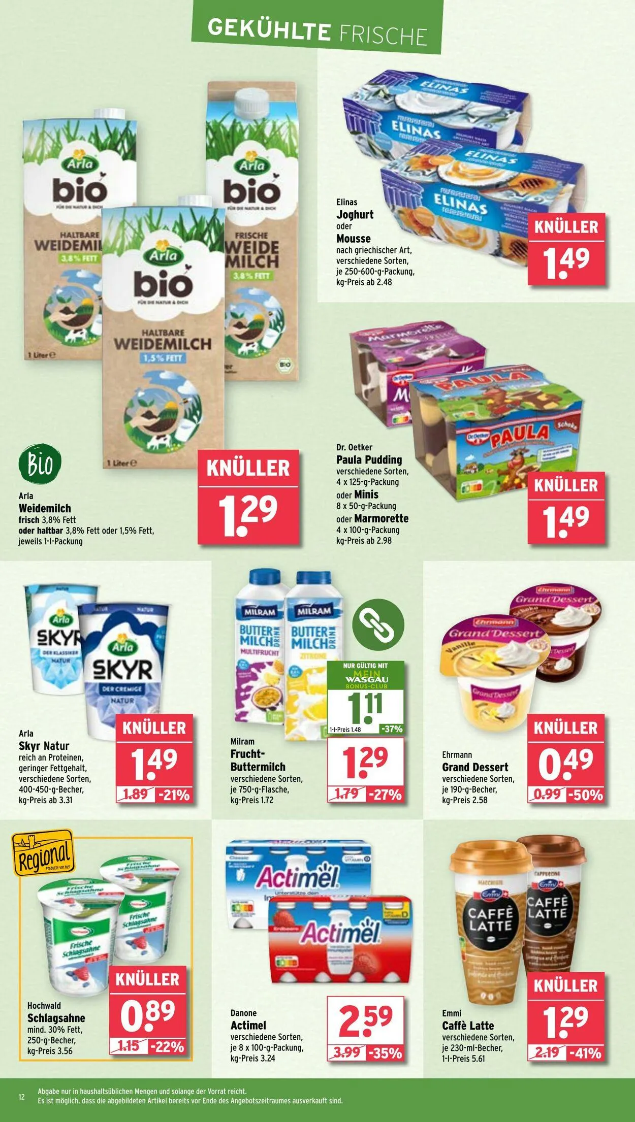 WASGAU Aktueller Prospekt von 27. Juli bis 10. August 2025 - Prospekt seite 12