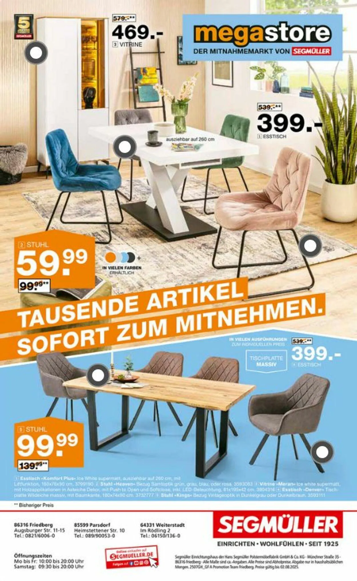 SEGMÜLLER von 19. Juli bis 2. August 2025 - Prospekt seite 54