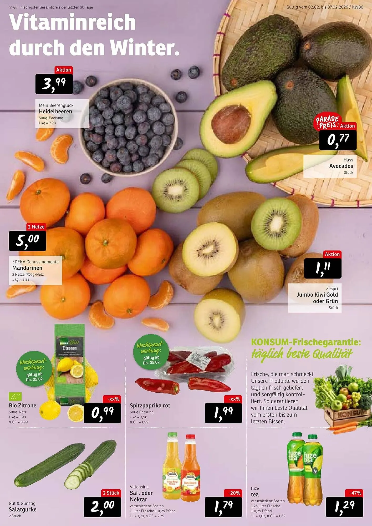 KONSUM Prospekt von 2. Februar bis 7. Februar 2026 - Prospekt seite 5