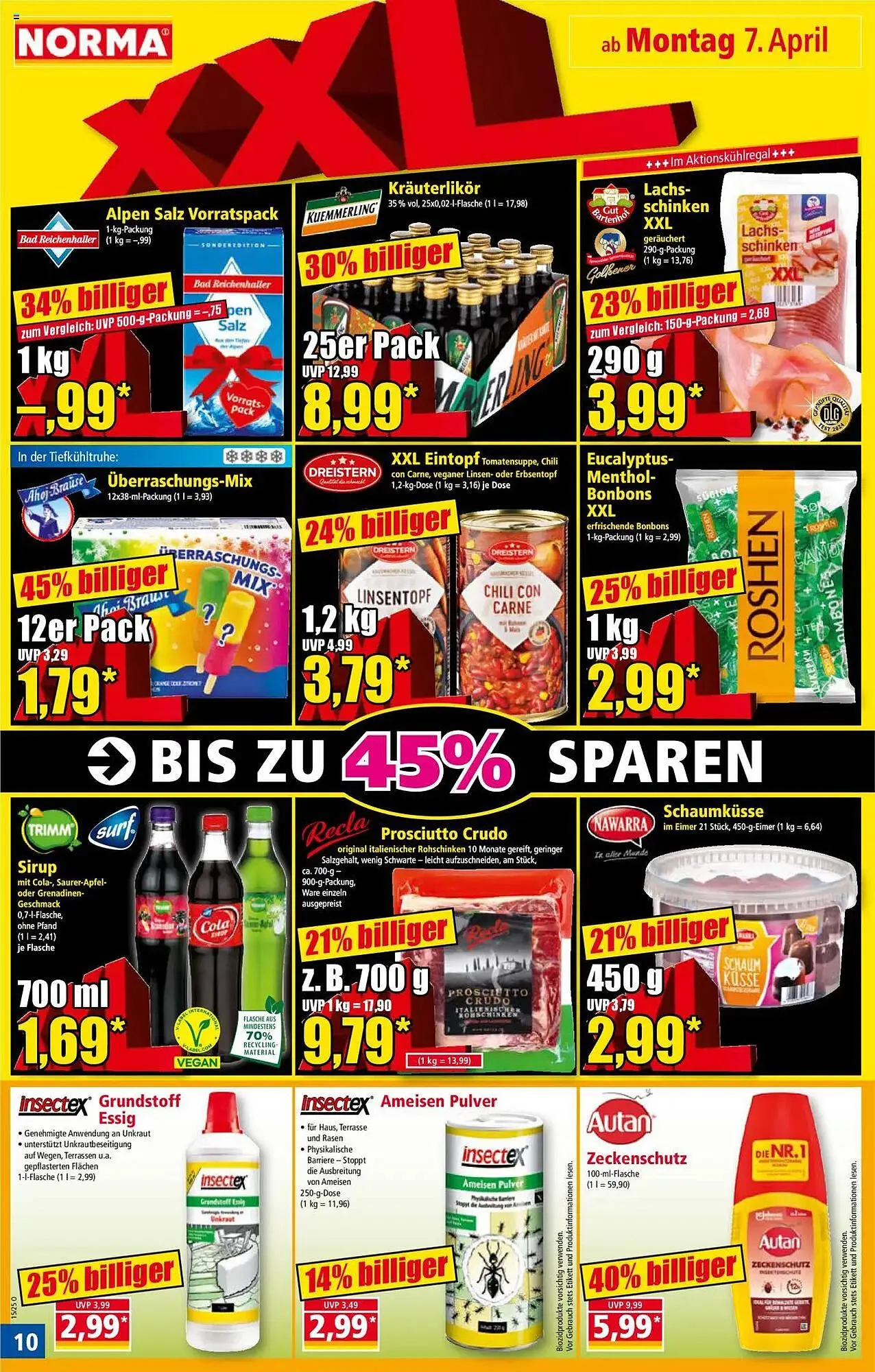 Norma Prospekt von 7. April bis 12. April 2025 - Prospekt seite 10