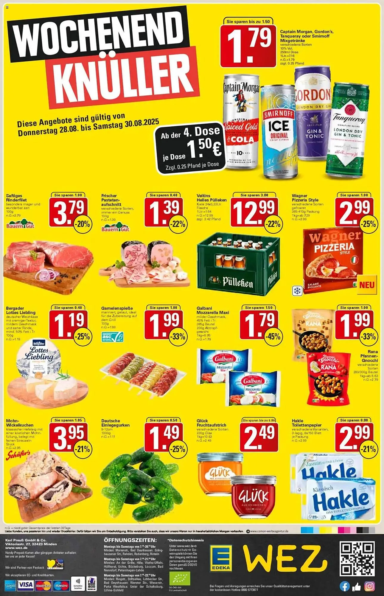 WEZ Prospekt von 25. August bis 30. August 2025 - Prospekt seite 16