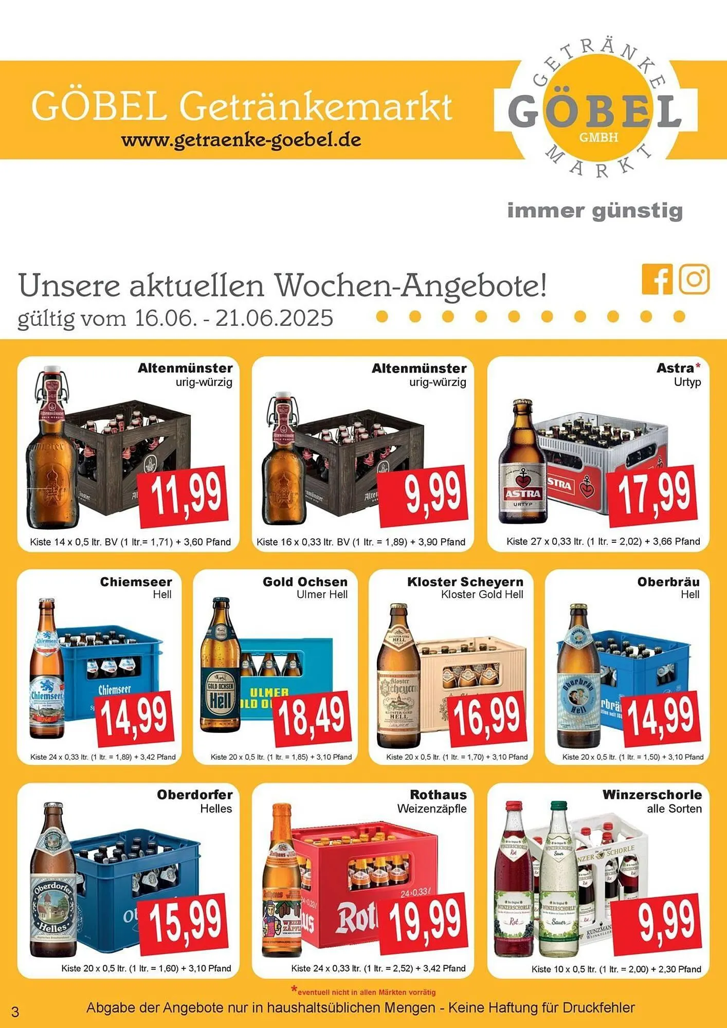 Getränke Göbel Prospekt - 1