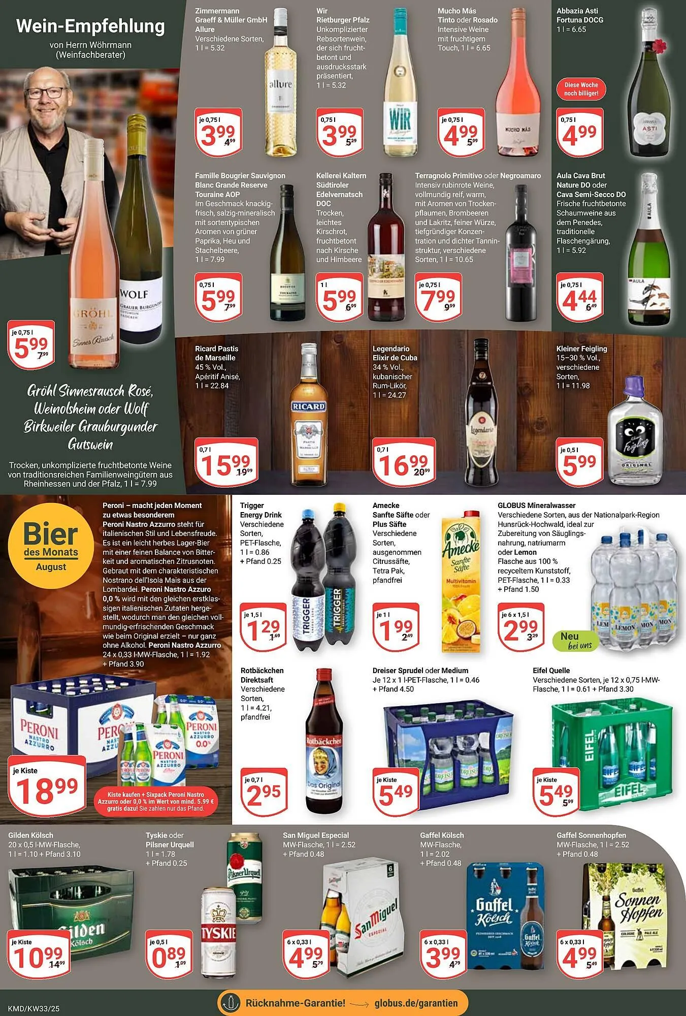 Globus Prospekt von 11. August bis 16. August 2025 - Prospekt seite 18