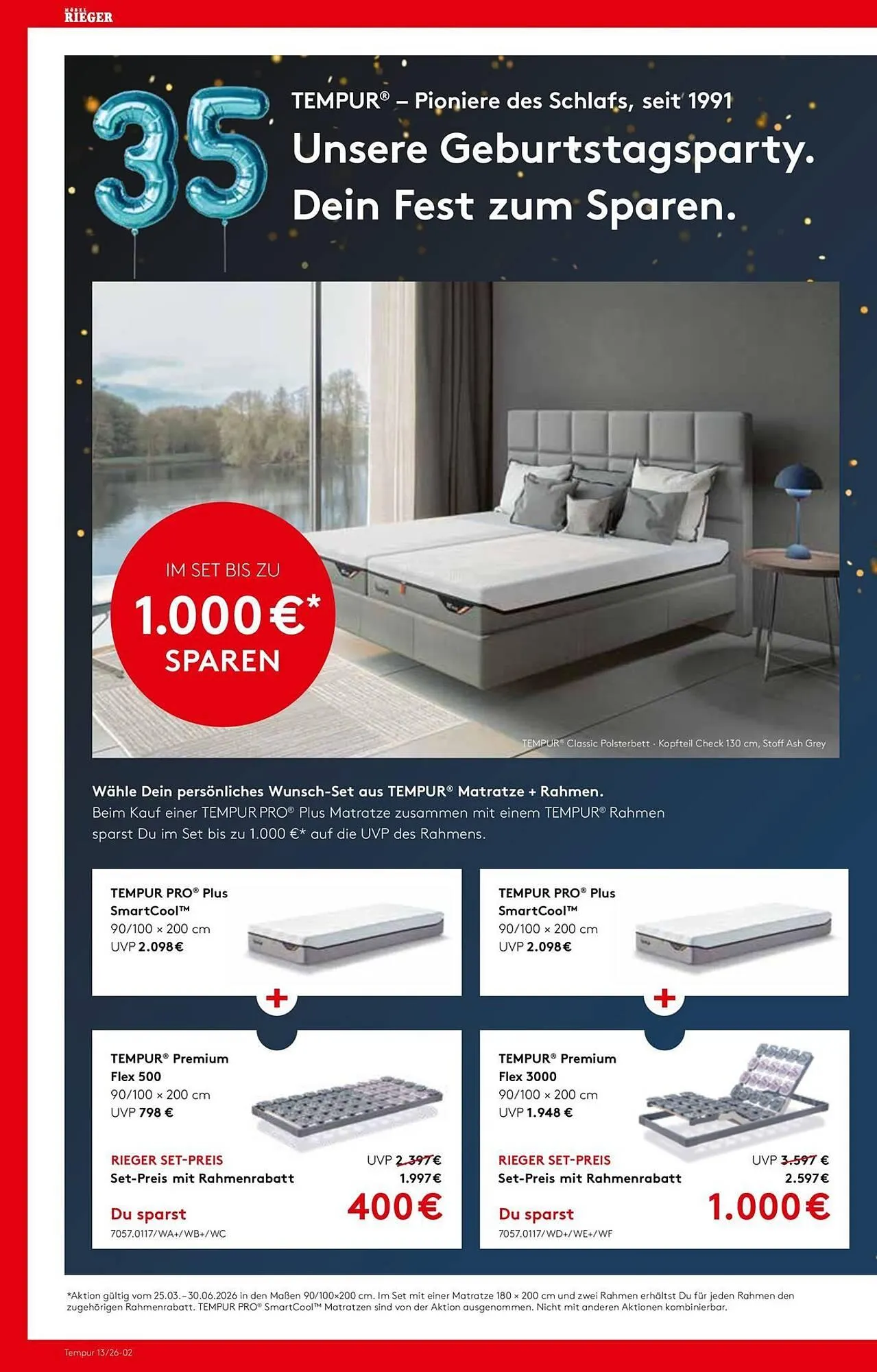 Möbel Rieger Prospekt von 27. März bis 11. April 2026 - Prospekt seite 2