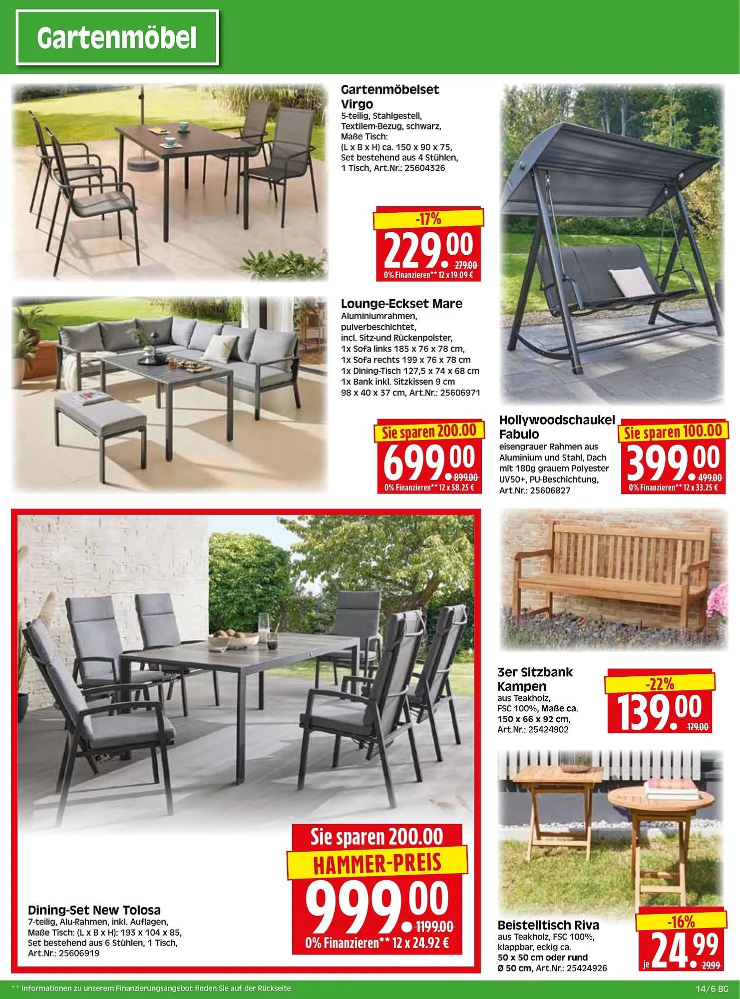 Herkules Baumarkt Prospekt von 31. März bis 5. April 2025 - Prospekt seite 6