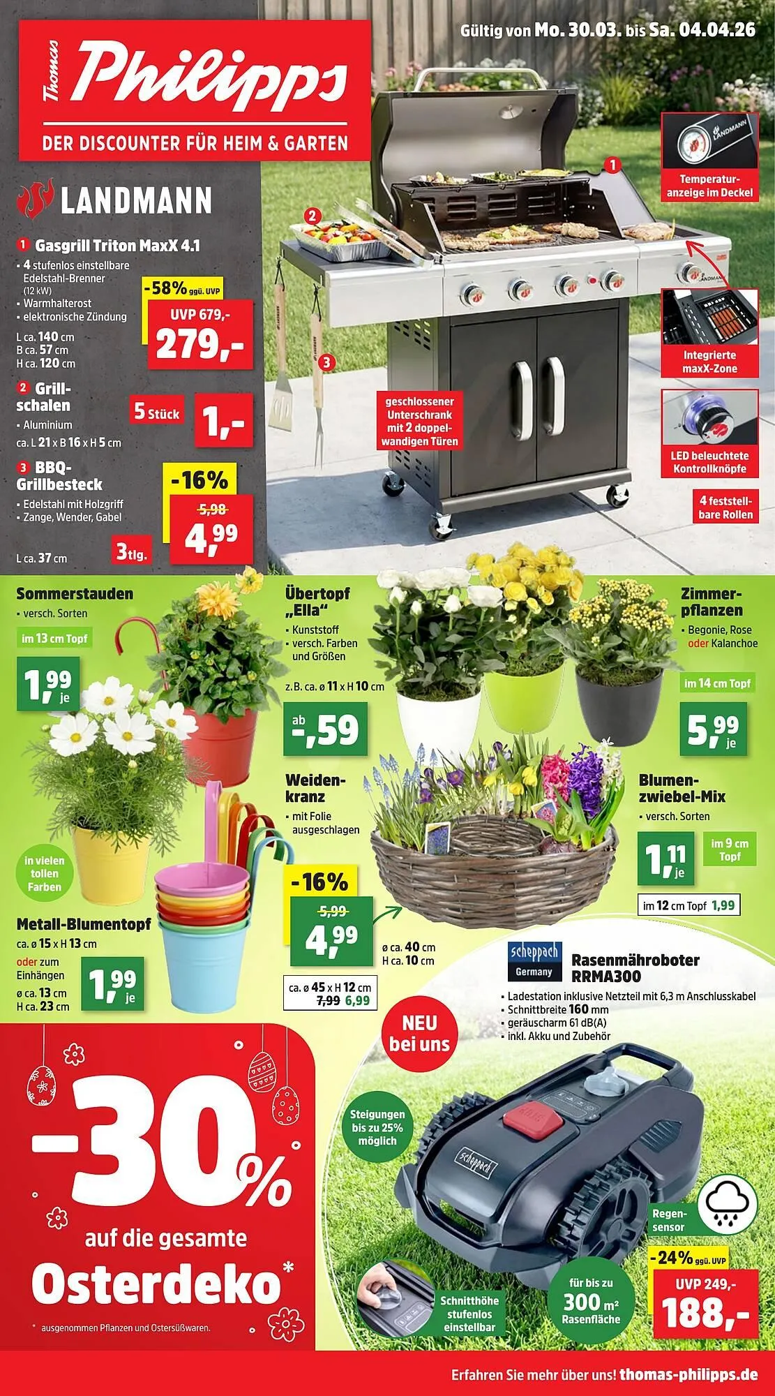 Thomas Philipps Prospekt von 30. März bis 4. April 2026 - Prospekt seite 1