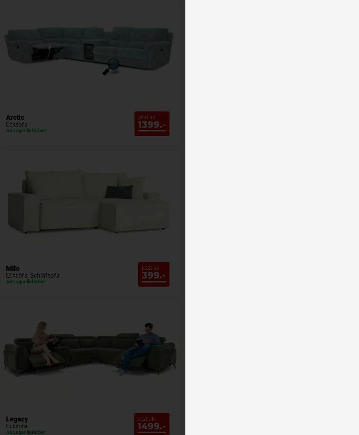 Seats and Sofas Aktueller Prospekt von 20. Oktober bis 29. Oktober 2025 - Prospekt seite 3