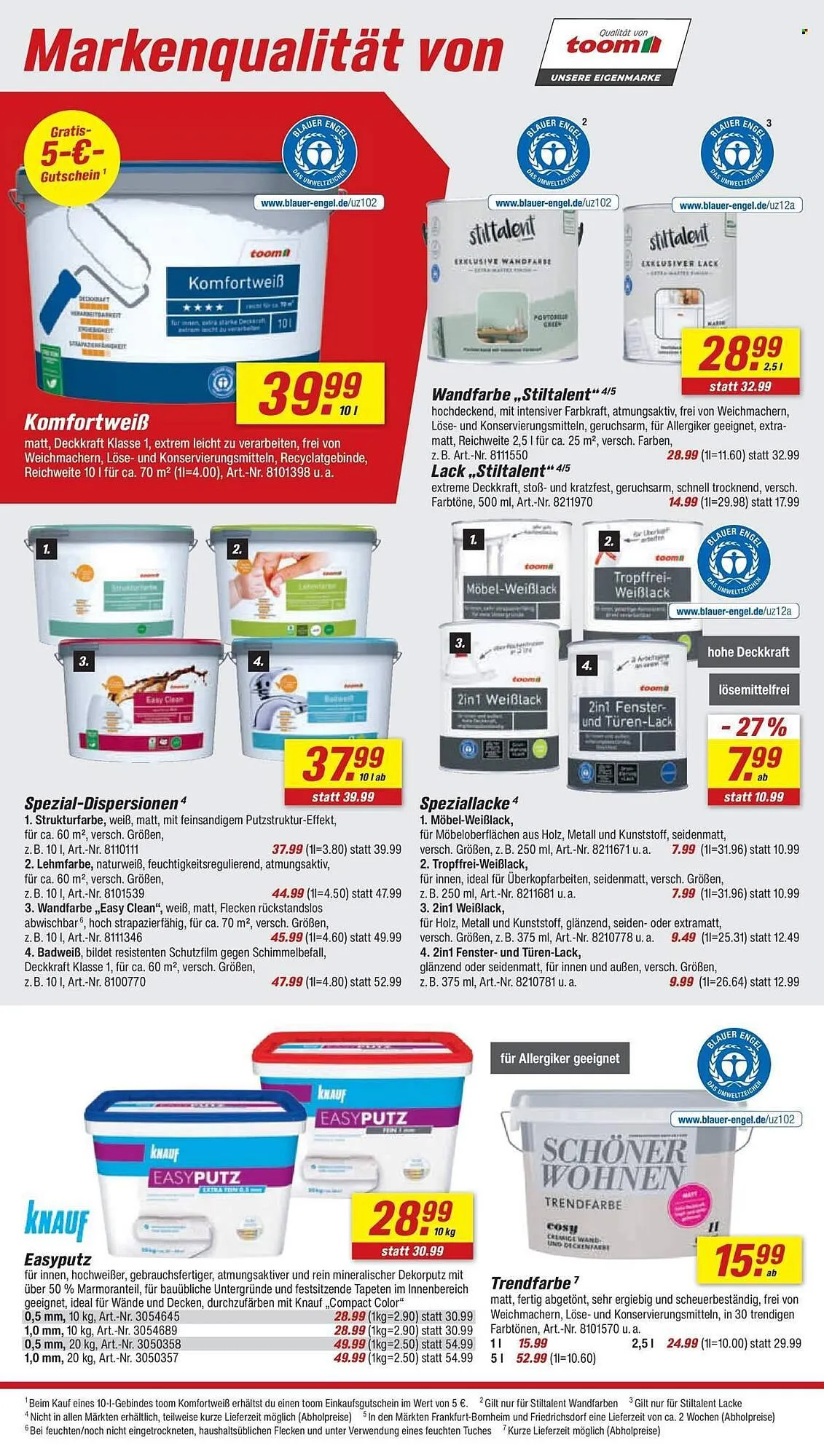Toom Baumarkt Prospekt von 27. Dezember bis 2. Januar 2026 - Prospekt seite 6
