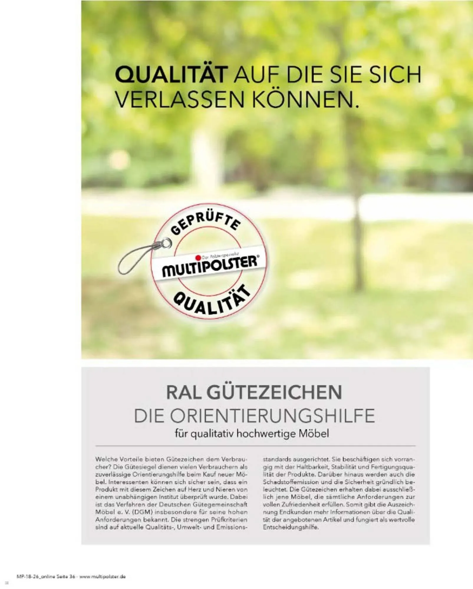 Multipolster Prospekt von 5. Mai bis 30. Mai 2026 - Prospekt seite 36
