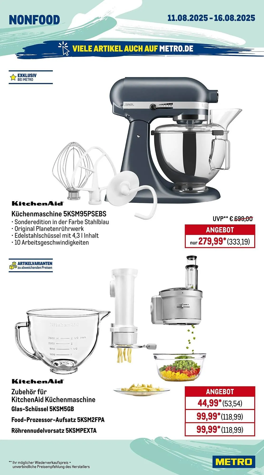 METRO Prospekt von 11. August bis 17. August 2025 - Prospekt seite 22