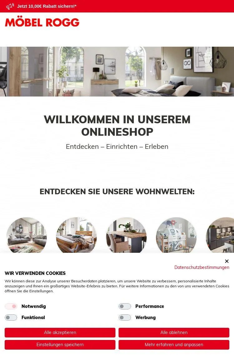 Möbel Rogg Aktueller Prospekt - 1